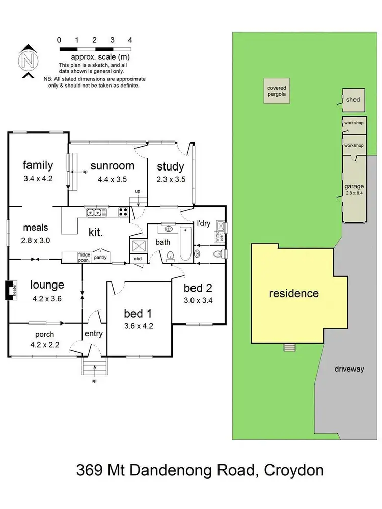 Floorplan of Homely house listing, 369 Mt Dandenong Road, Croydon VIC 3136