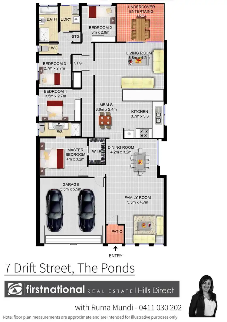 Floorplan of Homely house listing, 7 Drift Street, The Ponds NSW 2769