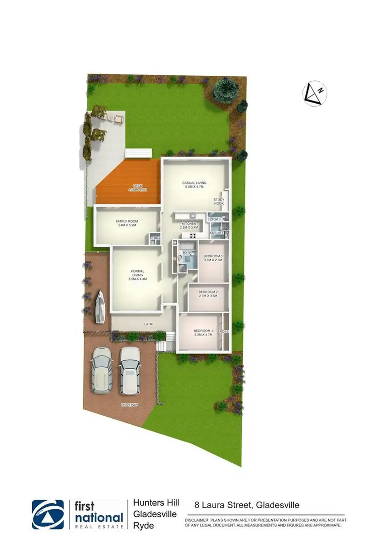 Floorplan of Homely house listing, 8 Laura Street, Gladesville NSW 2111