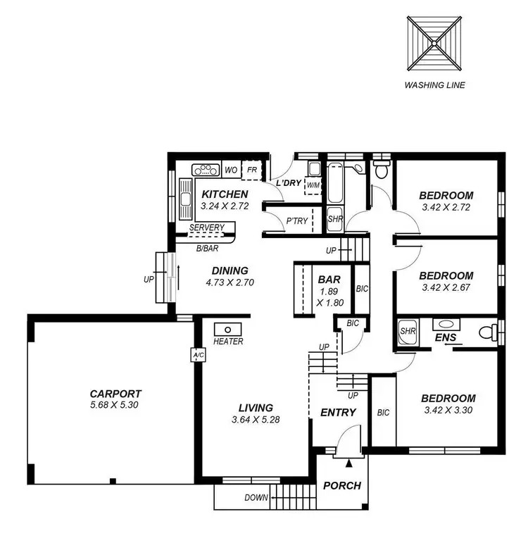 Floorplan of Homely house listing, 28 Heath Street, Bedford Park SA 5042