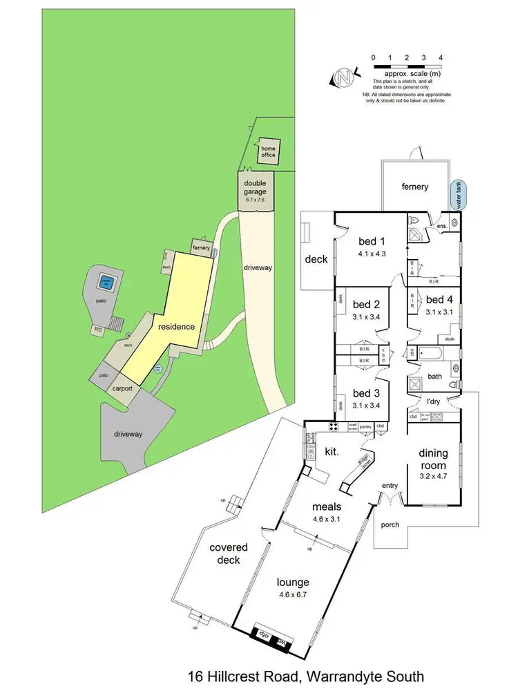 Floorplan of Homely house listing, 16 Hillcrest Road, Warrandyte South VIC 3134
