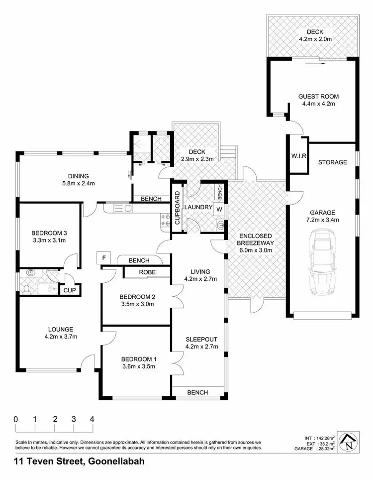 Floorplan of Homely house listing, 11 Teven Street, Goonellabah NSW 2480