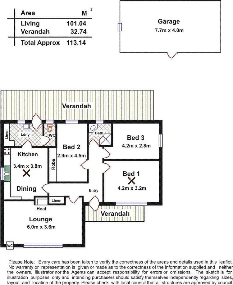Floorplan of Homely house listing, 51 Wallala Avenue, Park Holme SA 5043