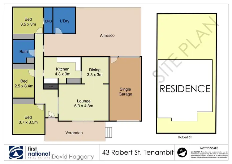 Floorplan of Homely house listing, 43 Robert Street, Tenambit NSW 2323