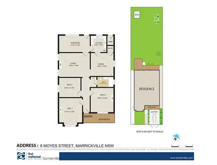 Floorplan of Homely house listing, 8 Moyes Street, Marrickville NSW 2204