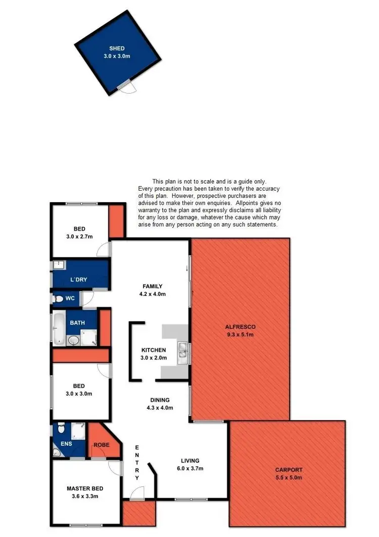 Floorplan of Homely house listing, 7 Melissa Court, Leopold VIC 3224