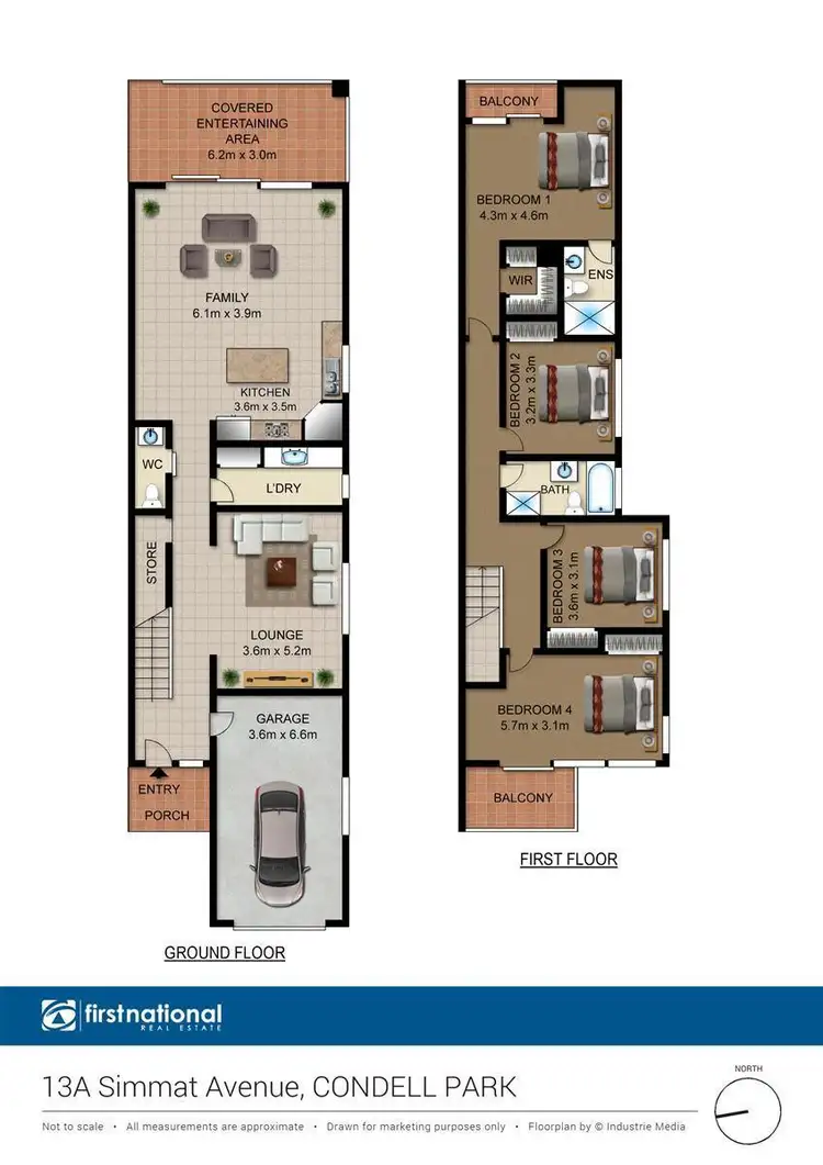 Floorplan of Homely house listing, 13A Simmat Avenue, Condell Park NSW 2200