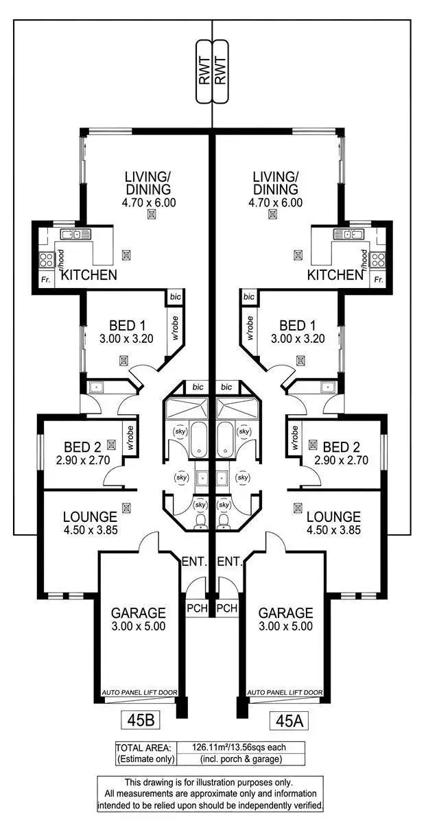 Floorplan of Homely house listing, 43A Angus Avenue, Edwardstown SA 5039