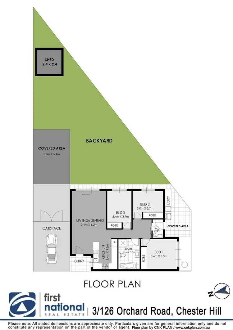 Floorplan of Homely villa listing, 3/126 Orchard Road, Chester Hill NSW 2162