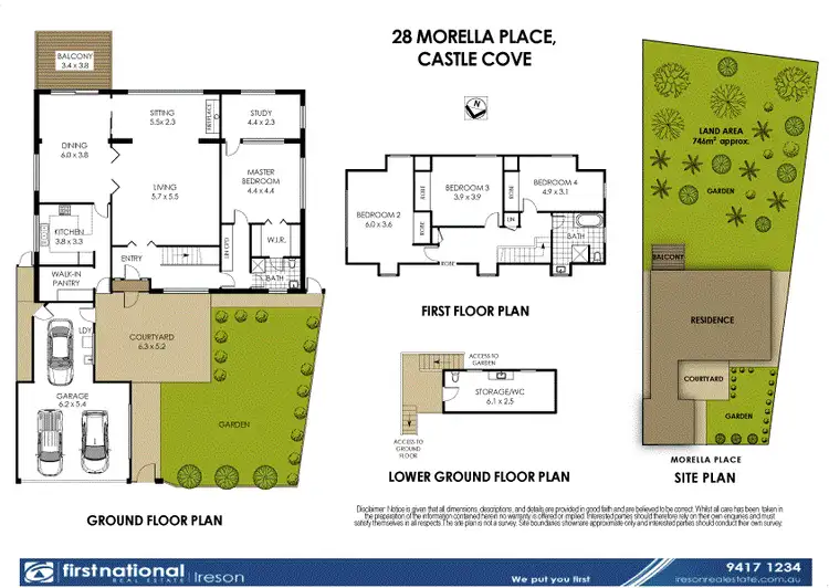 Floorplan of Homely house listing, 28 Morella Place, Castle Cove NSW 2069