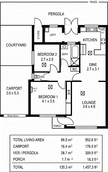 Floorplan of Homely block of units listing, 3/7 Third Avenue, Glenelg East SA 5045
