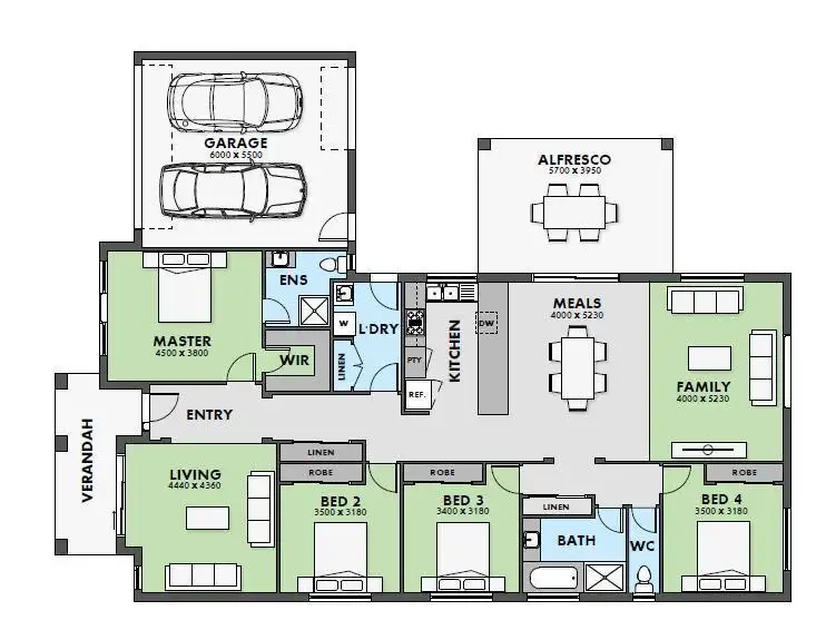 Floorplan of Homely house listing, 48 Benetti Drive, Lara VIC 3212