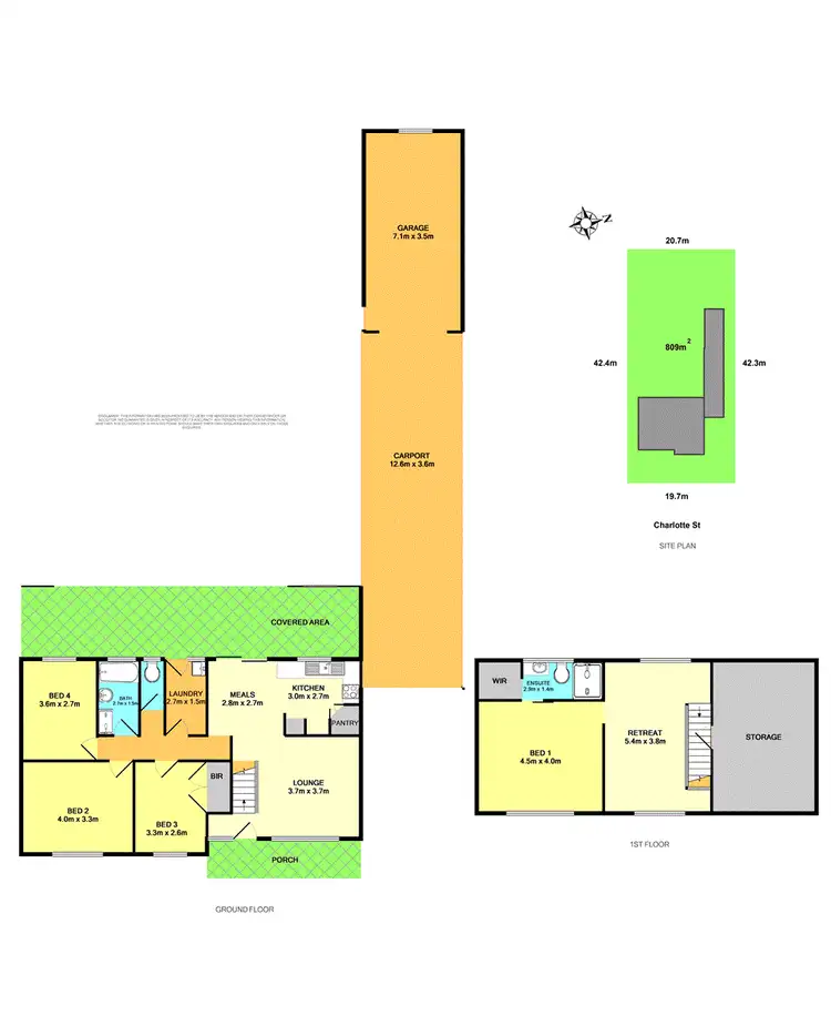 Floorplan of Homely house listing, 17 Charlotte Street, Holmesville NSW 2286