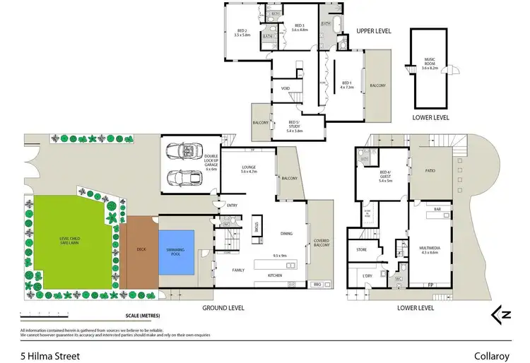 Floorplan of Homely house listing, 5 Hilma Street, Collaroy NSW 2097