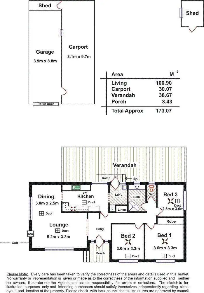Floorplan of Homely house listing, 12 Montague Road, Ingle Farm SA 5098