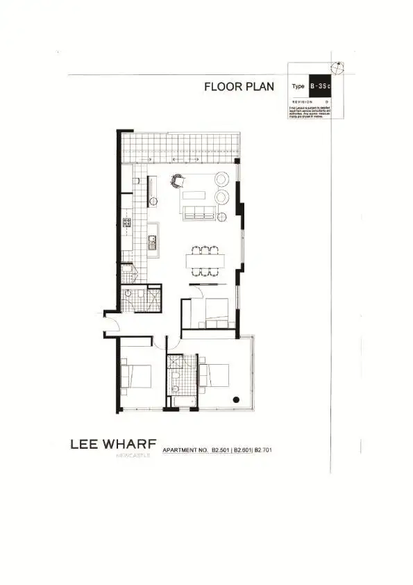 Floorplan of Homely apartment listing, 501/4 Honeysuckle Drive, Newcastle NSW 2300