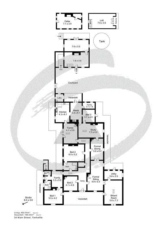Floorplan of Homely house listing, 34 Main Street, Yankalilla SA 5203