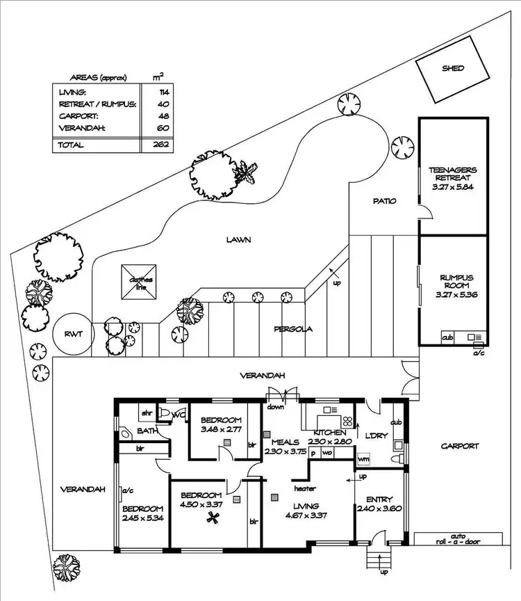 Floorplan of Homely house listing, 4 Otway Street, Windsor Gardens SA 5087