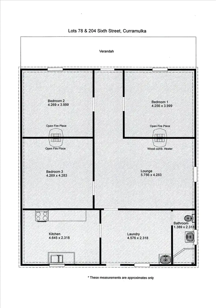 Floorplan of Homely house listing, Lots/78 & 204 Sixth Street, Curramulka SA 5580