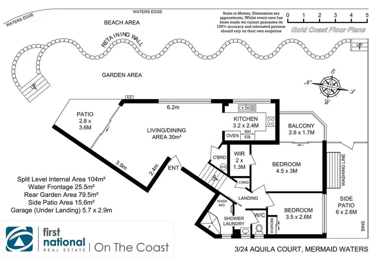 Floorplan of Homely unit listing, 3/24 Aquila Court, Mermaid Waters QLD 4218