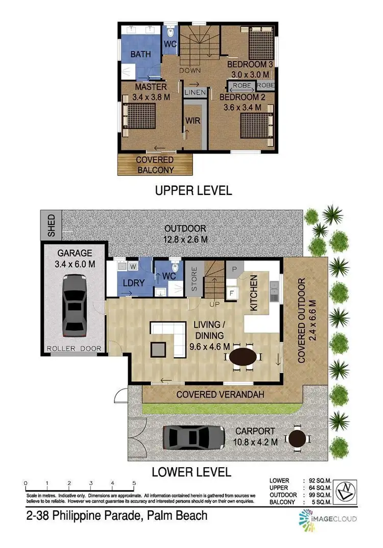 Floorplan of Homely unit listing, 2/38 Philippine Parade, Palm Beach QLD 4221