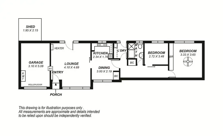 Floorplan of Homely unit listing, 5/64 Princes Road, Torrens Park SA 5062