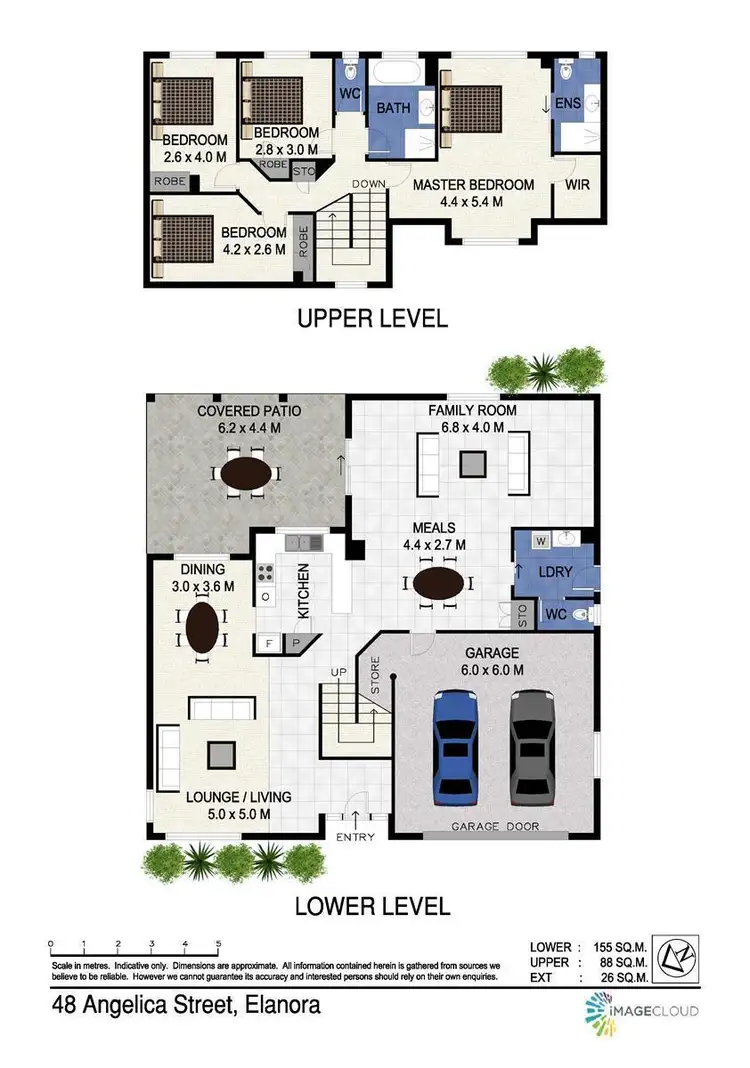 Floorplan of Homely house listing, 48 Angelica Street, Elanora QLD 4221