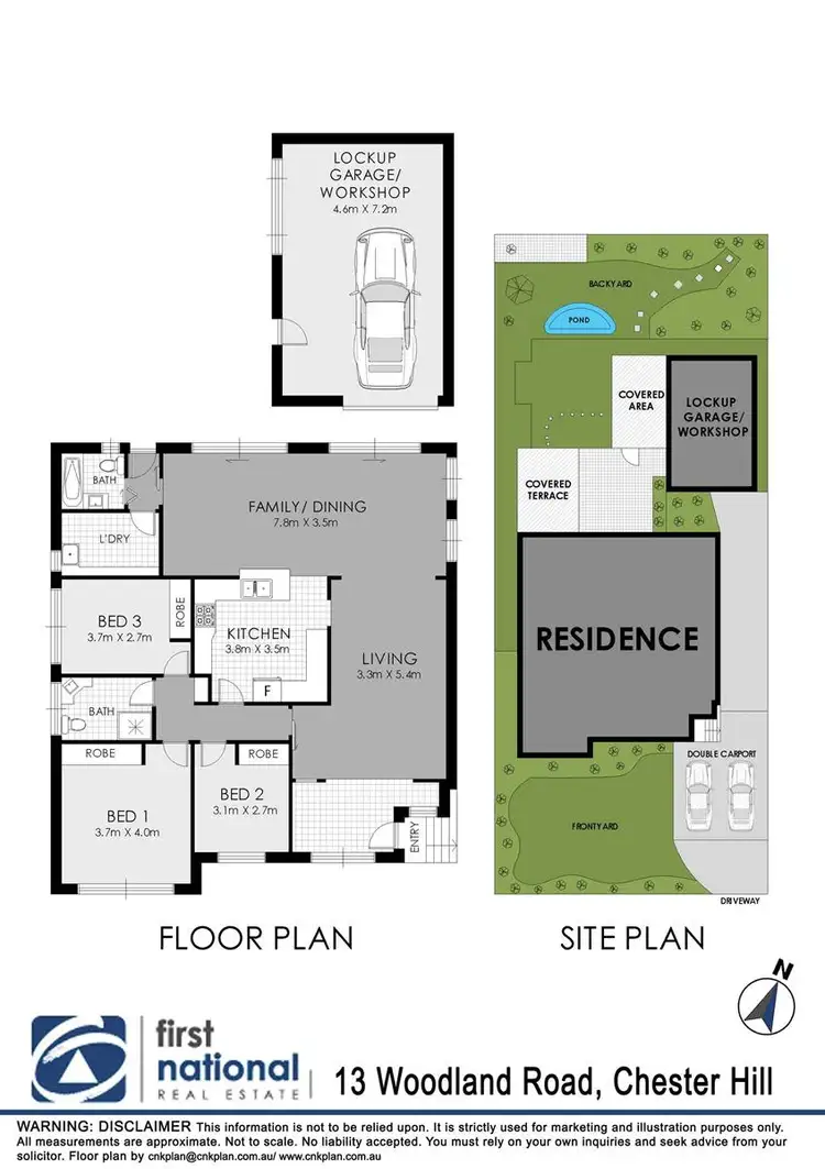 Floorplan of Homely house listing, 13 Woodland Road, Chester Hill NSW 2162