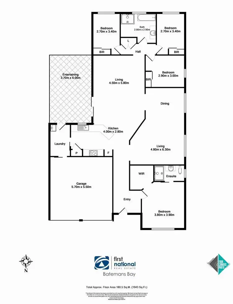 Floorplan of Homely house listing, 6 John Forrest Place, Sunshine Bay NSW 2536