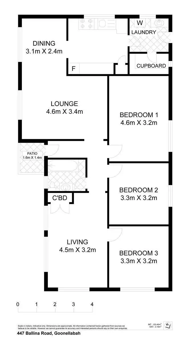 Floorplan of Homely house listing, 447 Ballina Road, Goonellabah NSW 2480