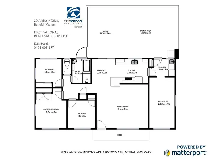 Floorplan of Homely house listing, 20 Anthony Drive, Burleigh Waters QLD 4220