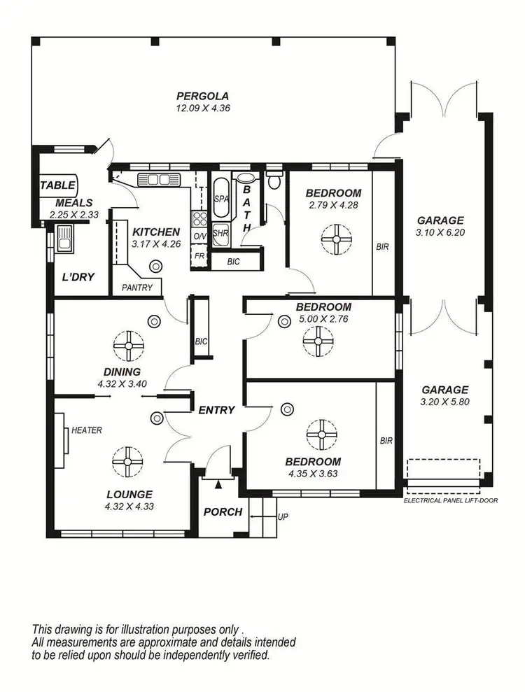 Floorplan of Homely house listing, 17 Dunbar Avenue, Lower Mitcham SA 5062