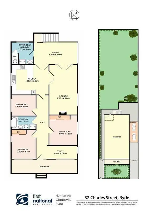 Floorplan of Homely house listing, 32 Charles Street, Ryde NSW 2112