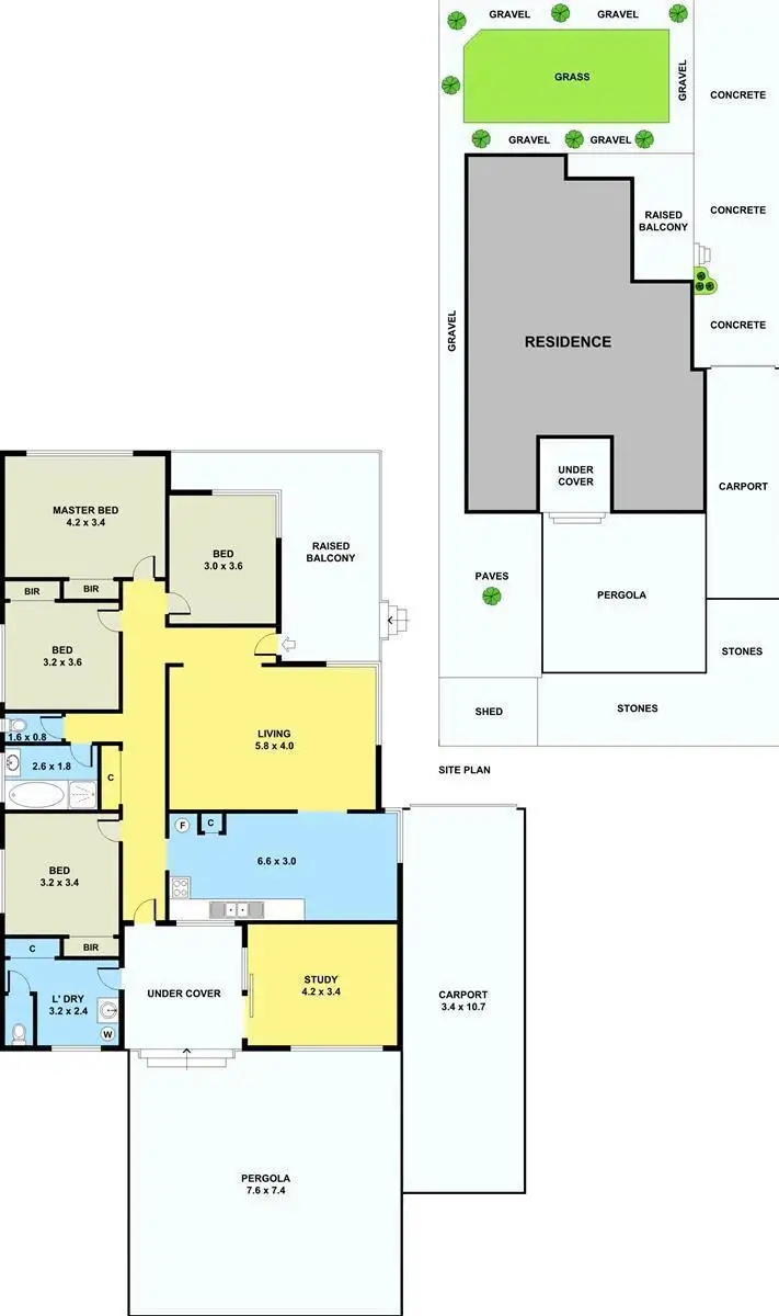 Floorplan of Homely house listing, 34 Winslow Crescent, Deer Park VIC 3023