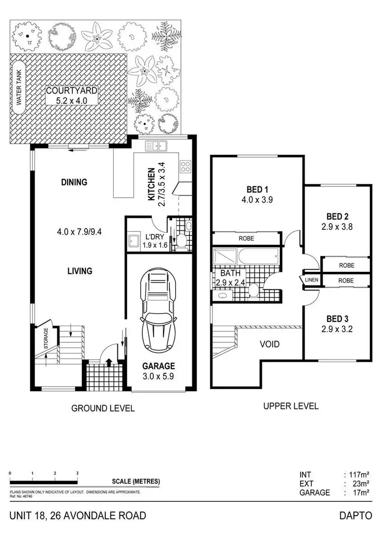 Floorplan of Homely townhouse listing, 18/26 Avondale Road, Avondale NSW 2530