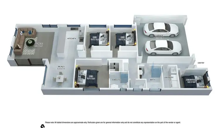 Floorplan of Homely house listing, 33 Pioneer Drive, Deer Park VIC 3023