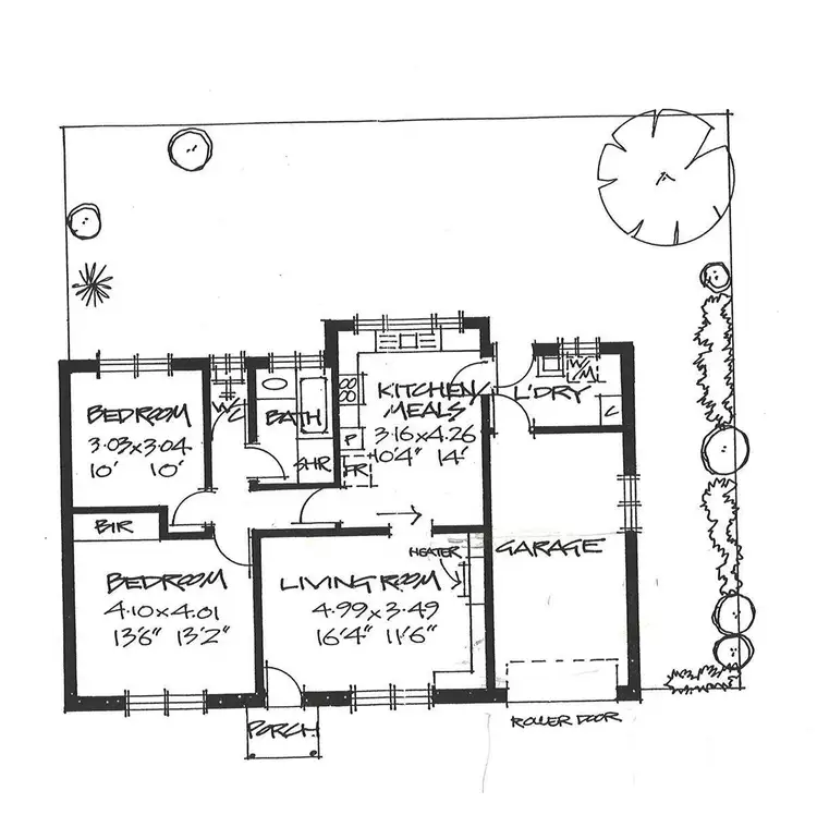 Floorplan of Homely unit listing, 9/9 Barracks Road, Hope Valley SA 5090