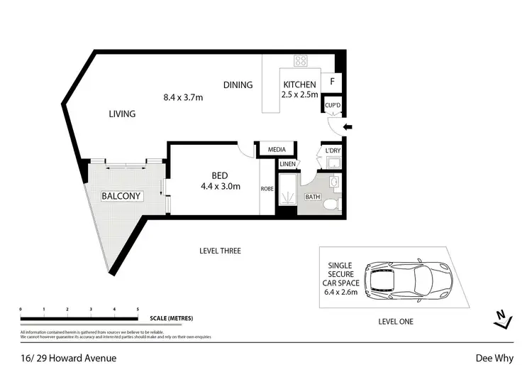 Floorplan of Homely unit listing, 16/29 Howard Avenue, Dee Why NSW 2099