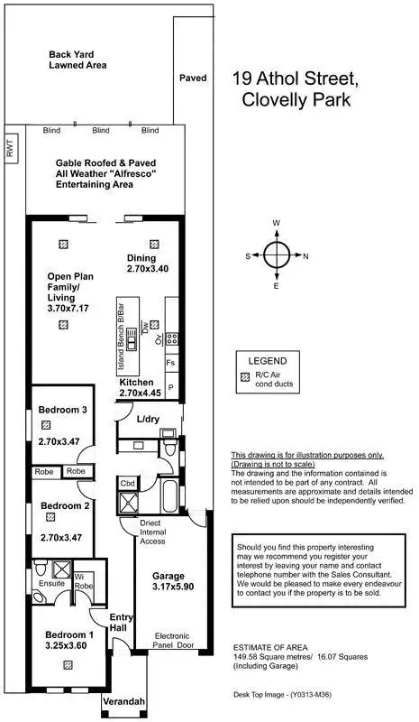 Floorplan of Homely house listing, 19 Athol Street, Clovelly Park SA 5042