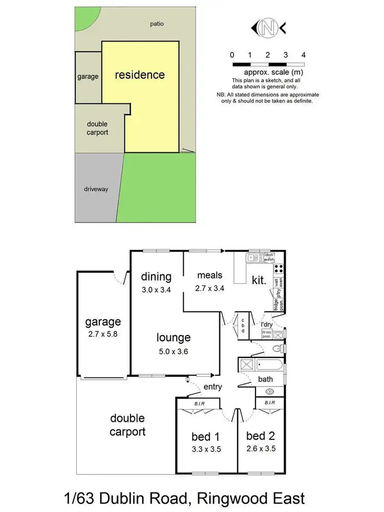 Floorplan of Homely unit listing, 1/63 Dublin Road, Ringwood East VIC 3135