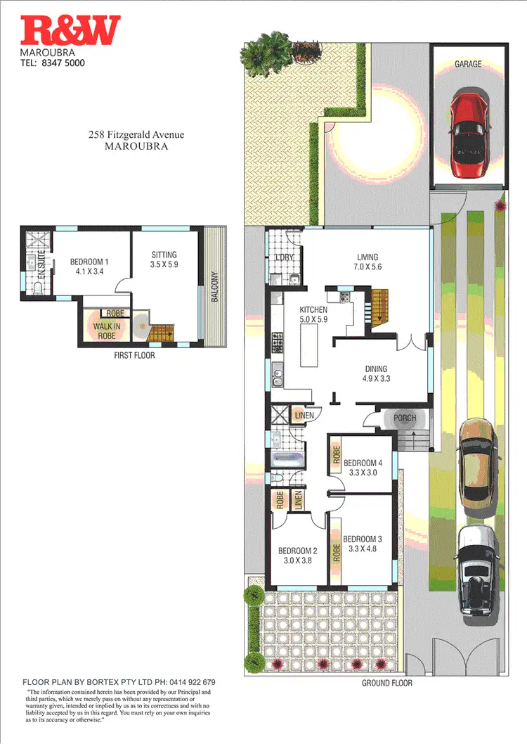 Floorplan of Homely house listing, 258 Fitzgerald Avenue, Maroubra NSW 2035