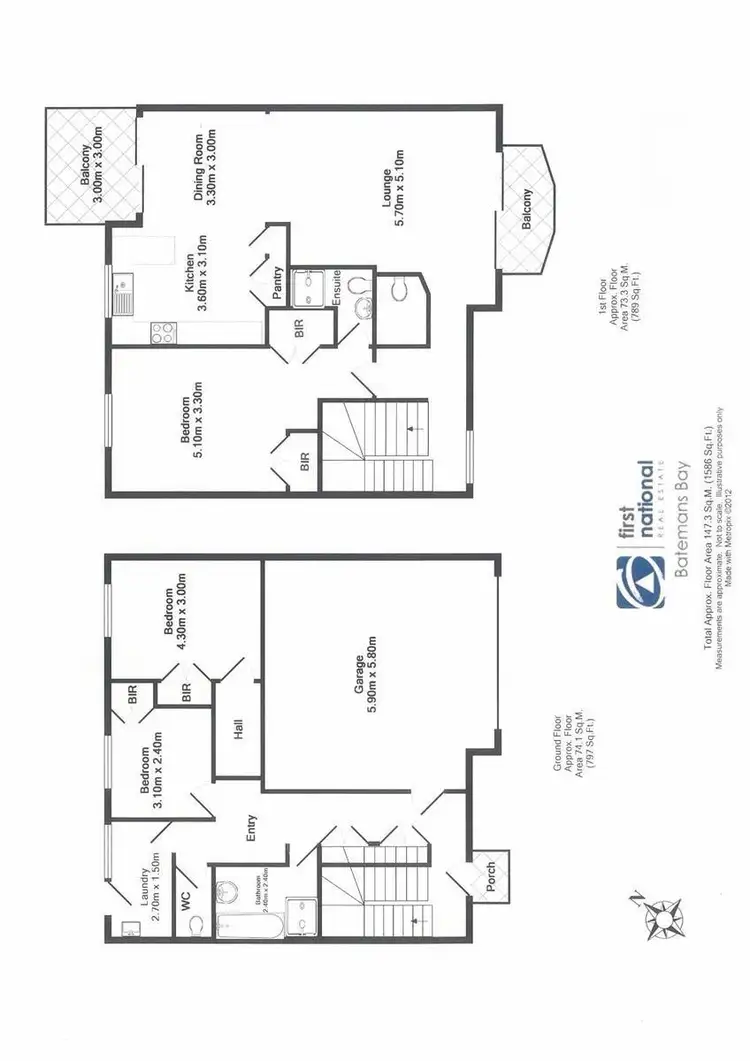 Floorplan of Homely unit listing, 4/6 Edgewood Place, Denhams Beach NSW 2536