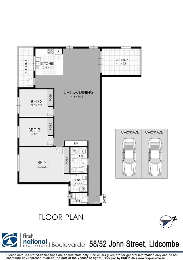 Floorplan of Homely apartment listing, 58/52-56 John Street, Lidcombe NSW 2141