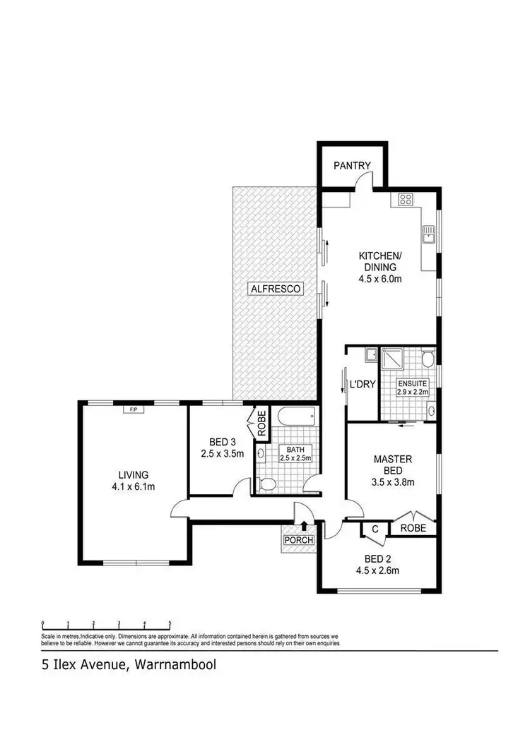 Floorplan of Homely house listing, 5 Ilex Avenue, Warrnambool VIC 3280