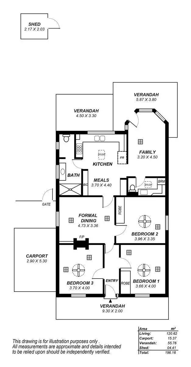 Floorplan of Homely house listing, 34 Hillview Road, Kingswood SA 5062
