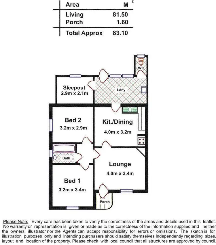 Floorplan of Homely house listing, 7 Albion Street, Woodville Gardens SA 5012