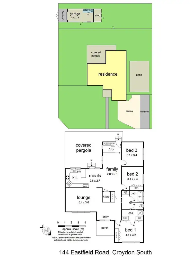 Floorplan of Homely house listing, 144 Eastfield Road, Croydon South VIC 3136