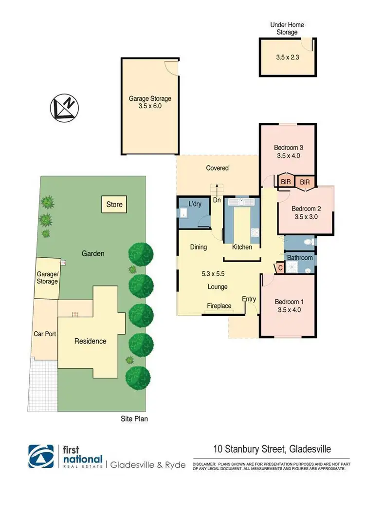 Floorplan of Homely house listing, 10 Stanbury Street, Gladesville NSW 2111