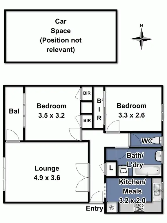 Floorplan of Homely apartment listing, 5/10 Albert Avenue, Oakleigh VIC 3166