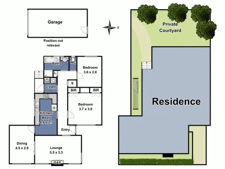 Floorplan of Homely unit listing, 2/59 Weybridge Street, Surrey Hills VIC 3127